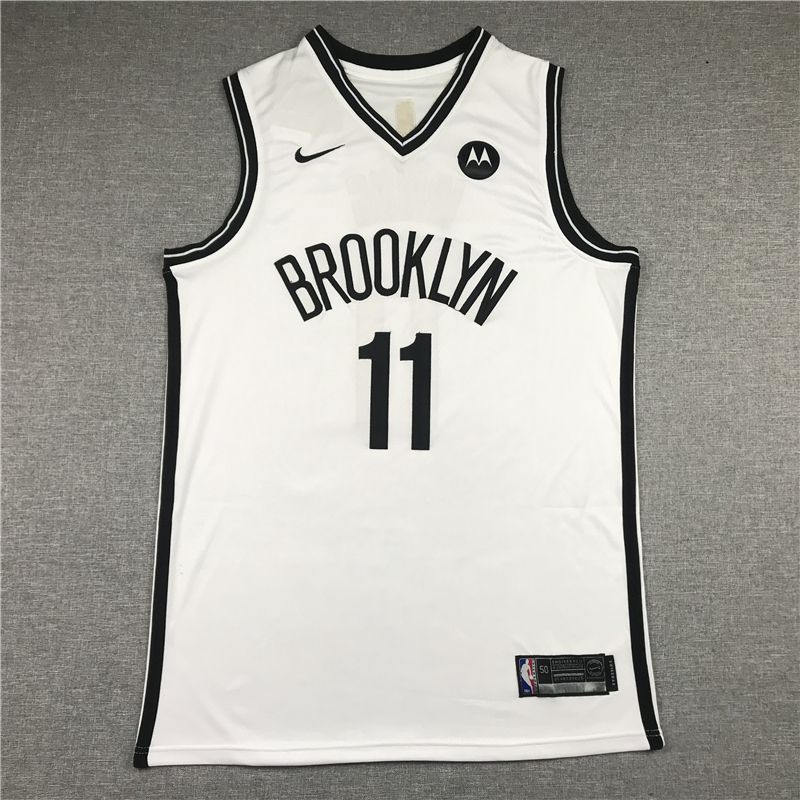Men Brooklyn Nets 11 Irving White 2021 Game Nike NBA Jersey